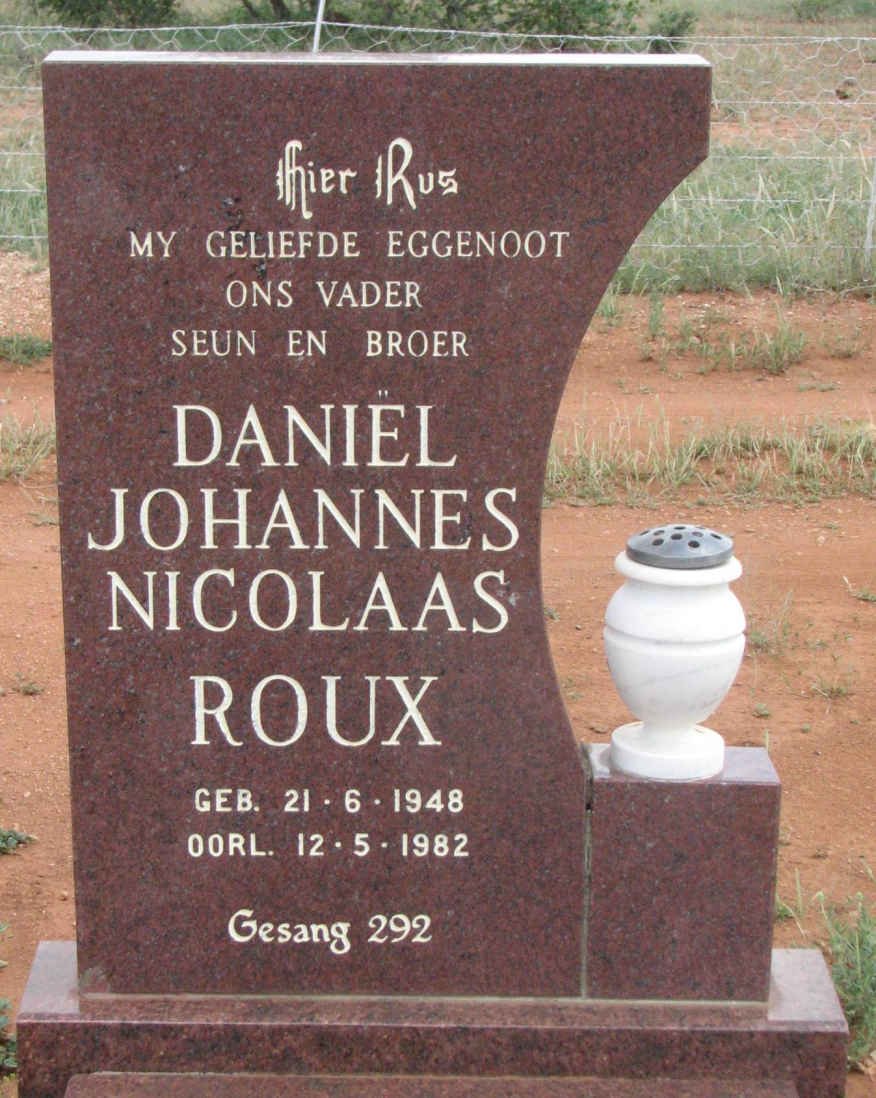 ROUX Daniel Johannes Nicolaas 1948-1982