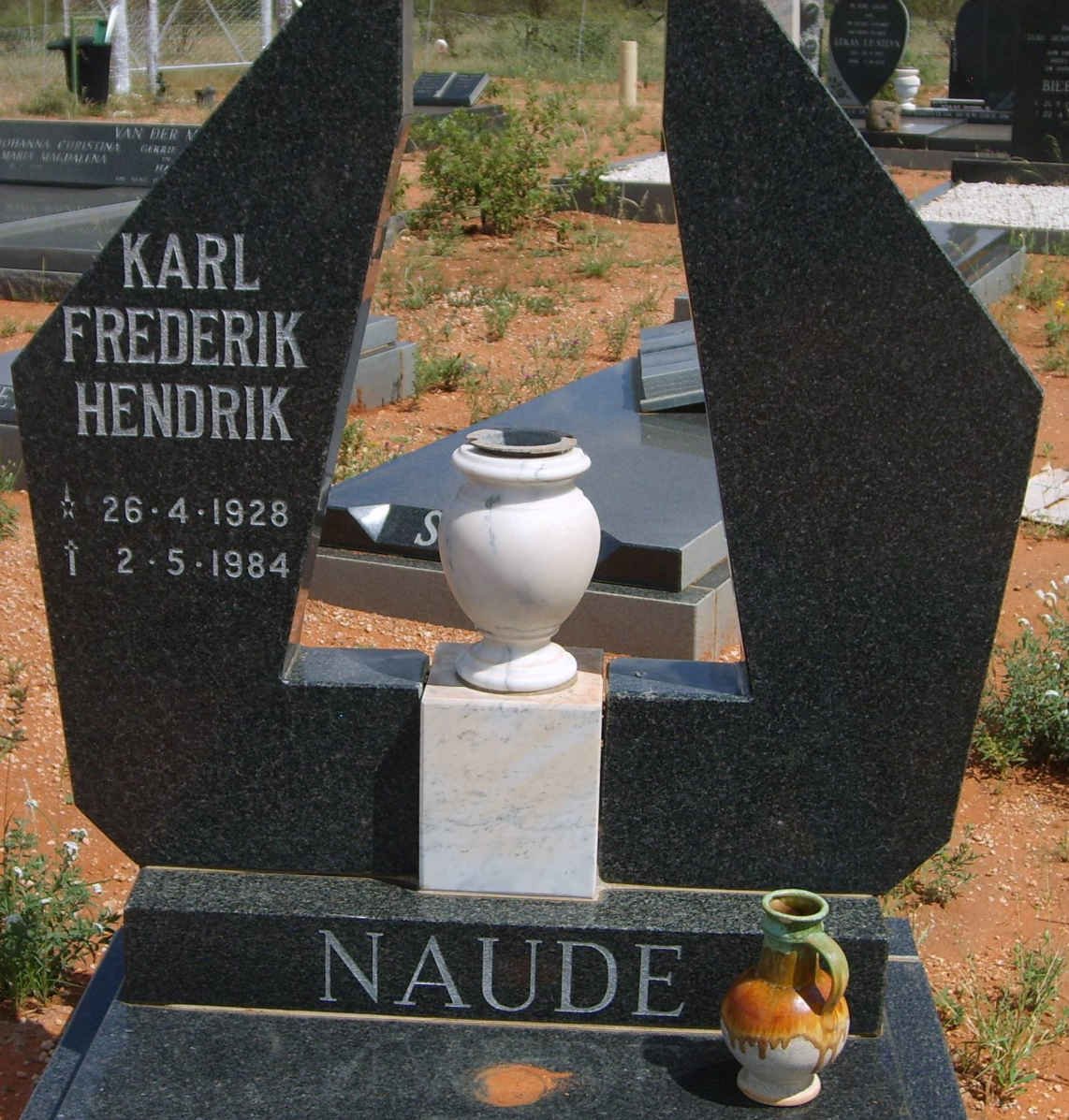 NAUDE Karl Frederik Hendrik 1928-1984