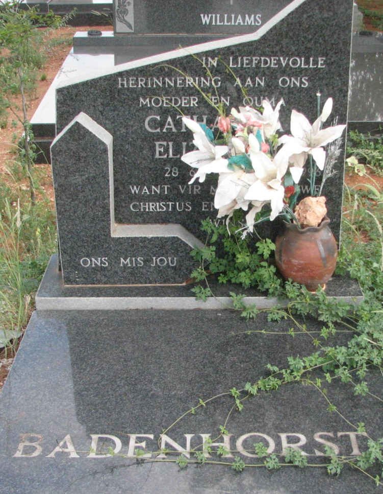 BADENHORST Catharina Elizabeth -1996