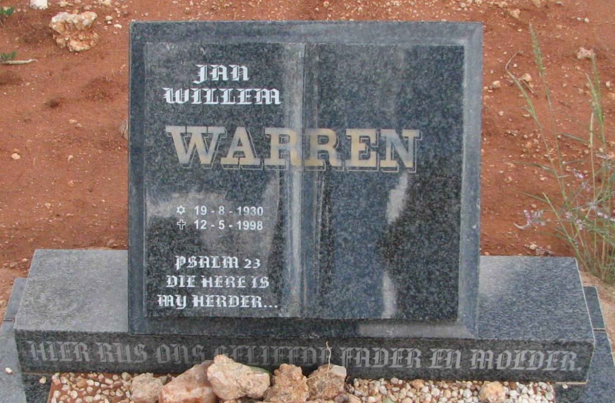 WARREN Jan Willem 1930-1998