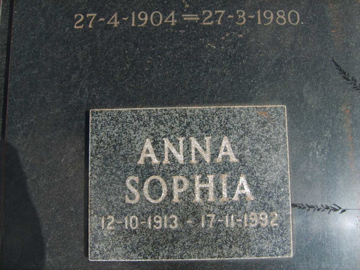 MINNIE Anna Sophia 1913-1992