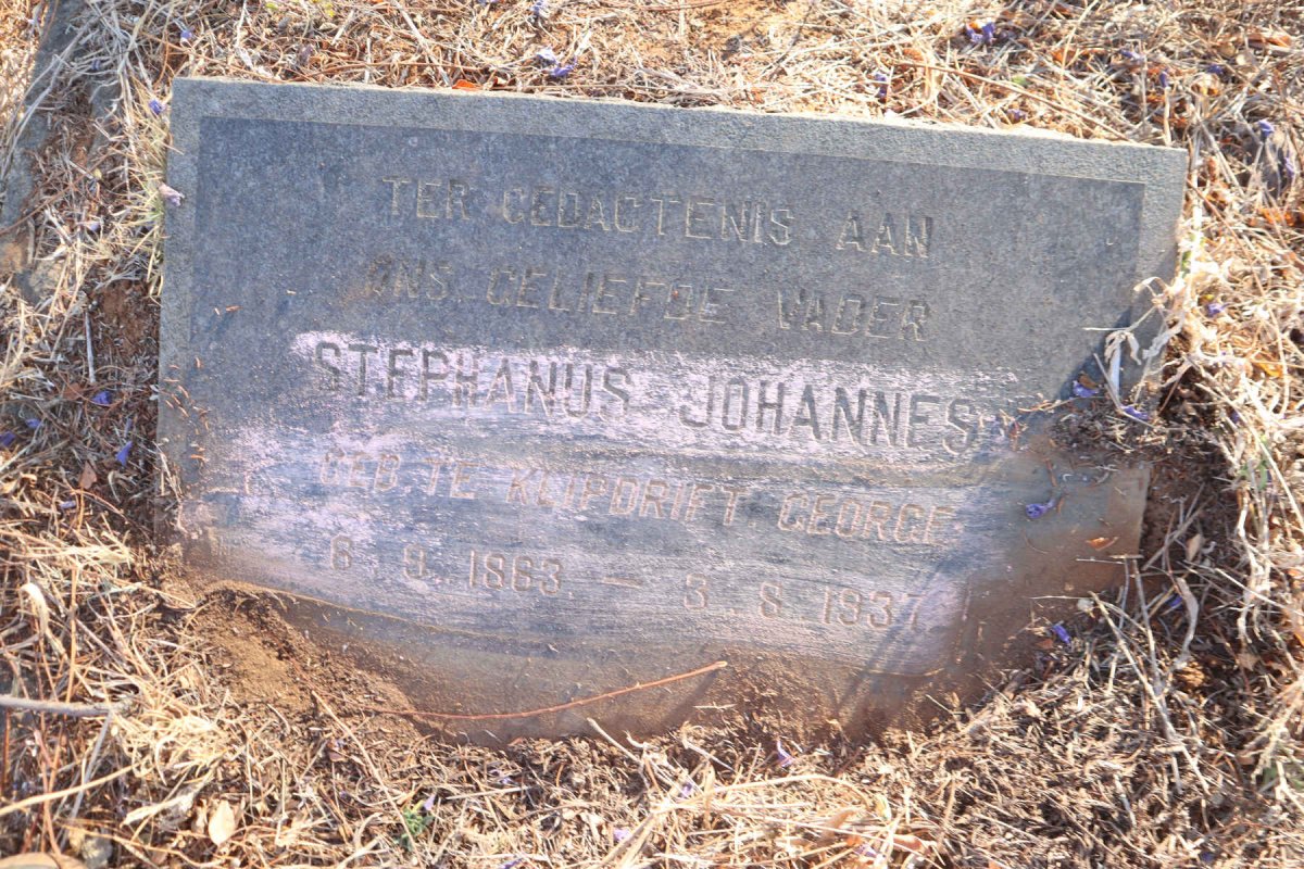 ? Stephanus Johannes 1863-1937