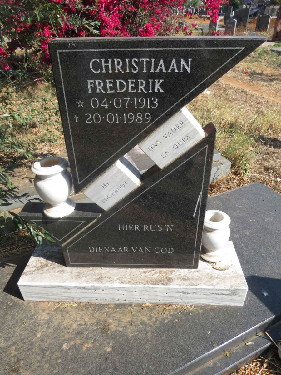 ? Christiaan Frederik 1913-1989