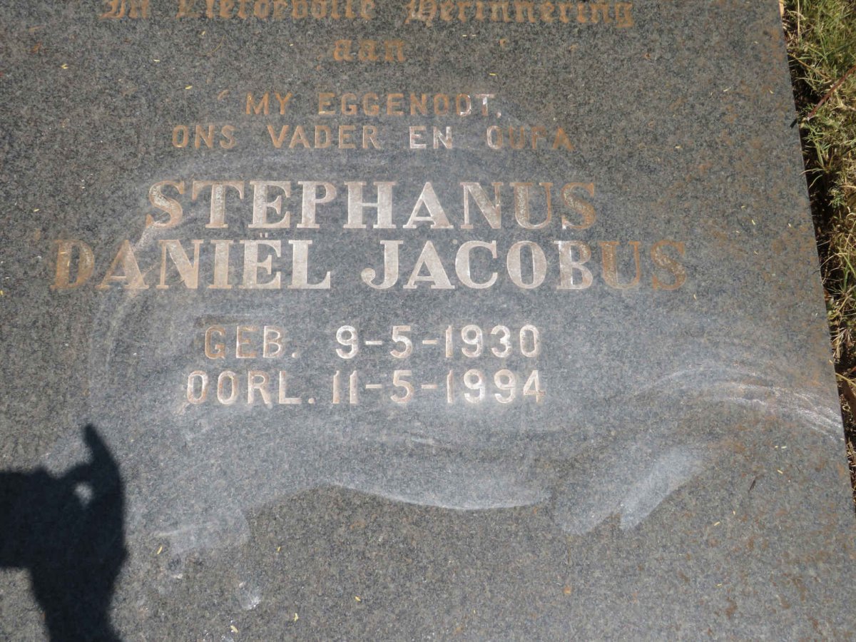? Stephanus Daniel Jacobus 1930-1994 & Johanna Petronella Hendrika 1931- _2