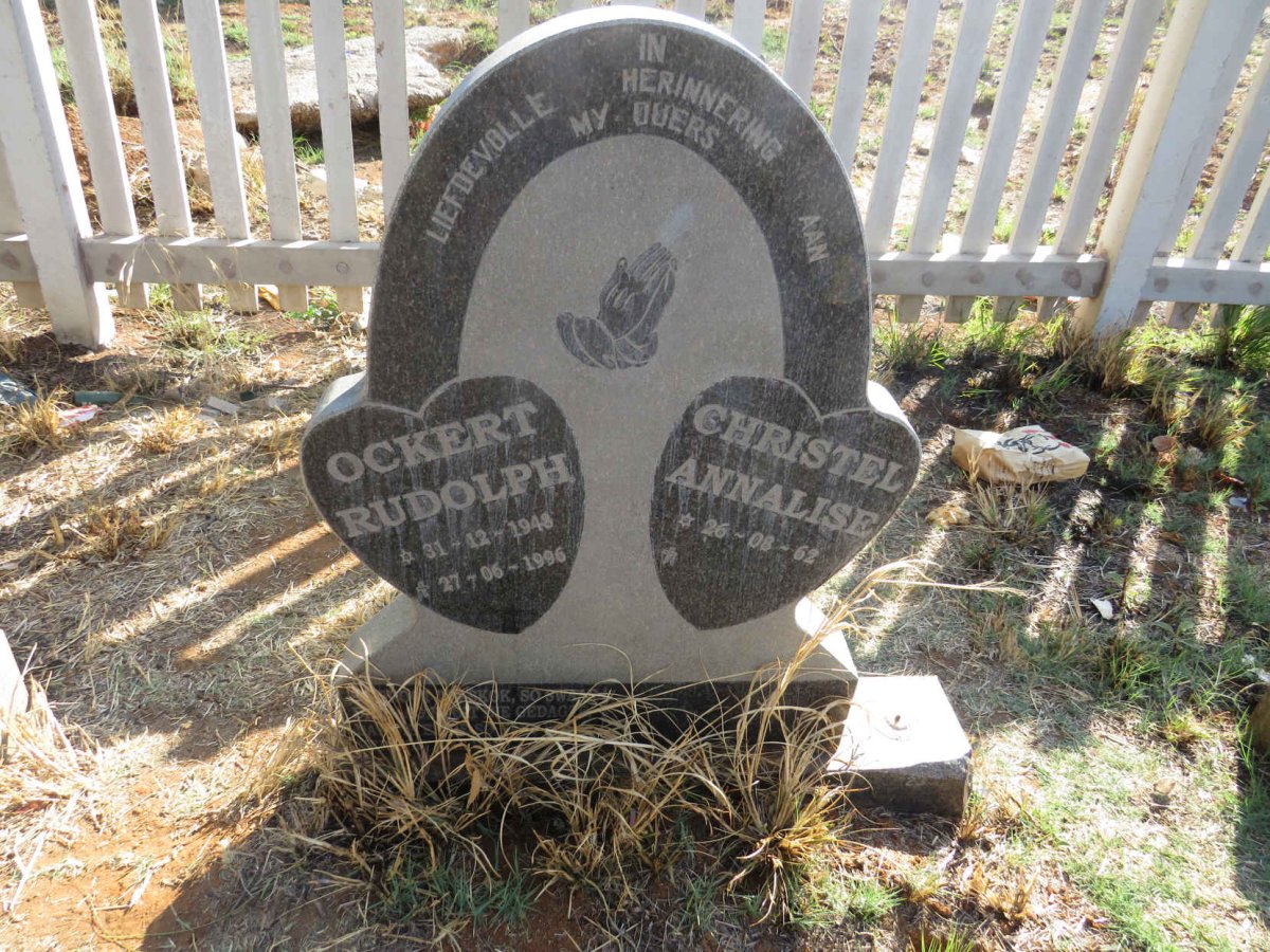 ? Ockert Rudolph 1948-1996 & Christel Analise 1962-