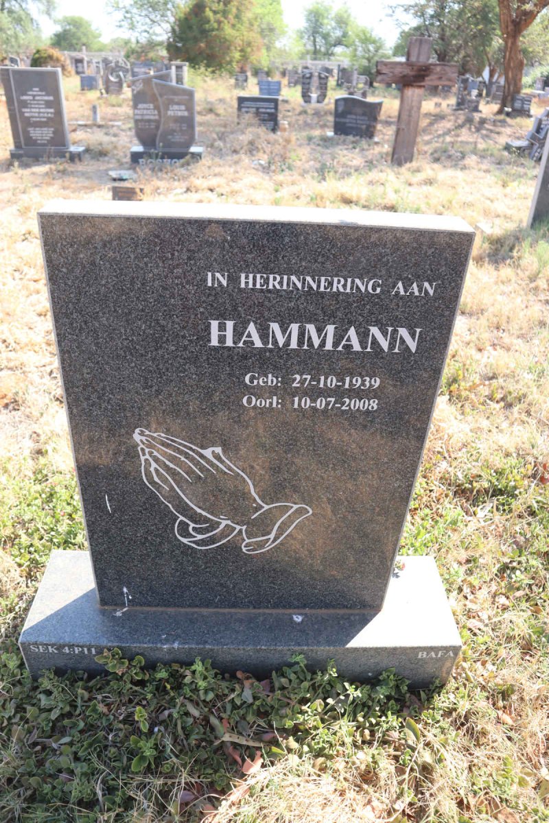 ? Hammann 1939-2008