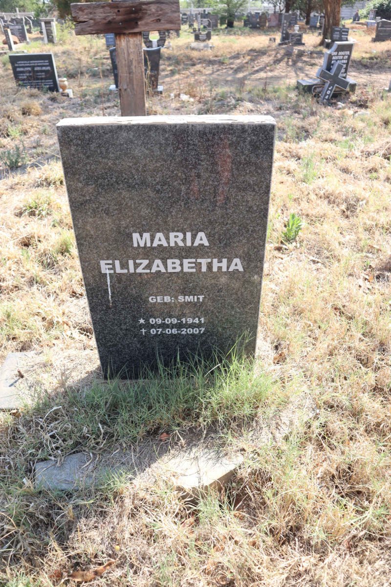 ? Maria Elizabetha nee SMIT 1941-2007