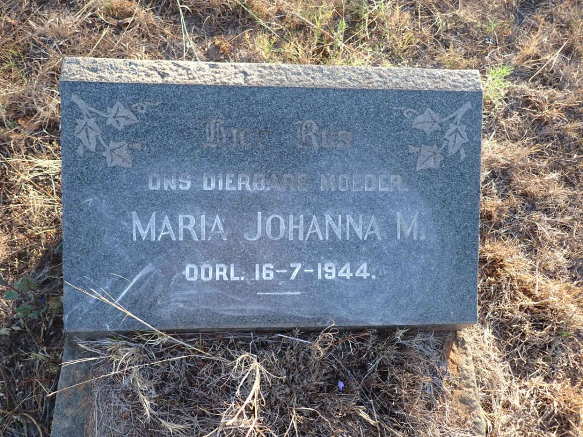 ? Maria Johanna M. -1944