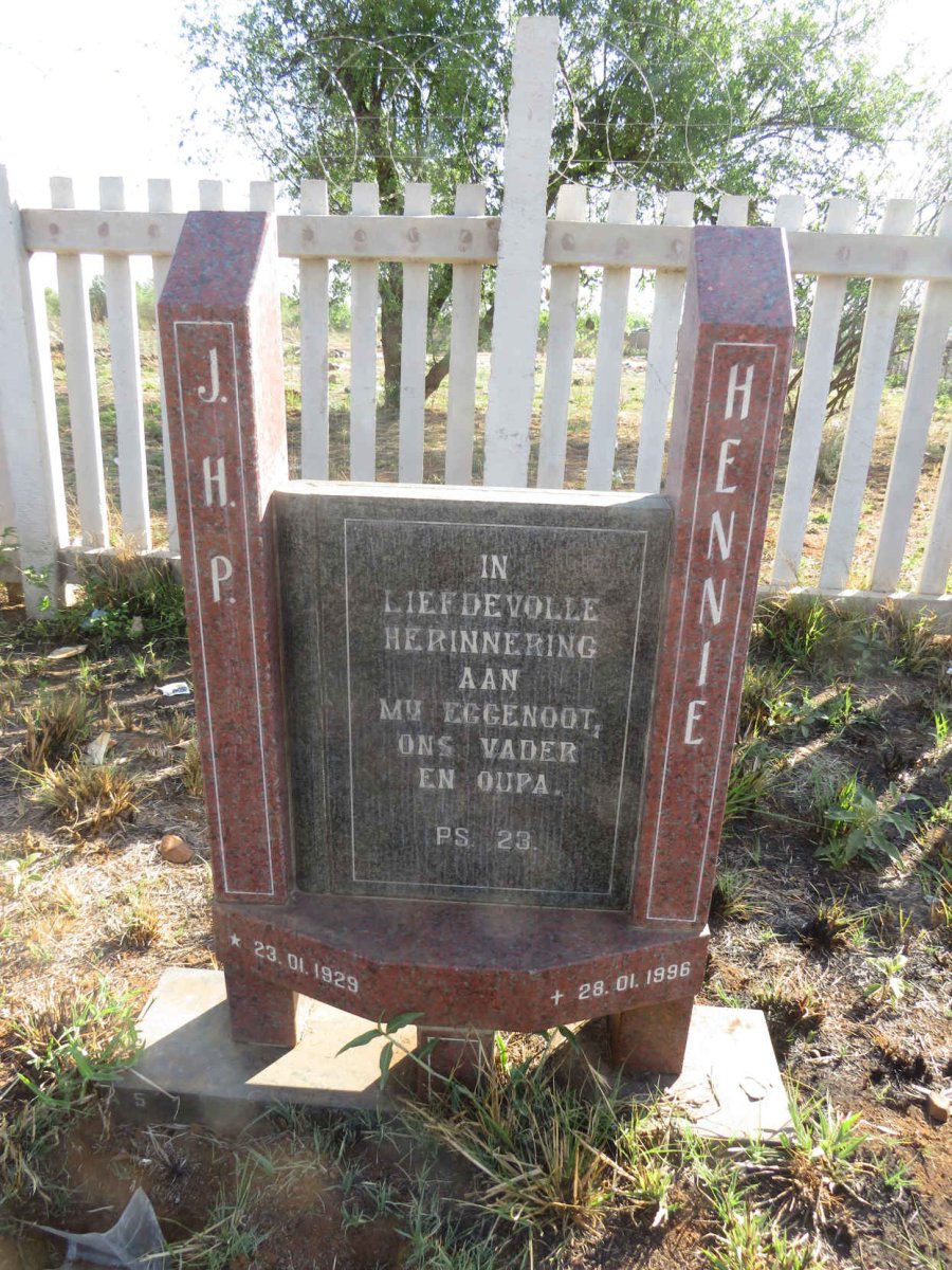 ? J.H.P. 1929-1996