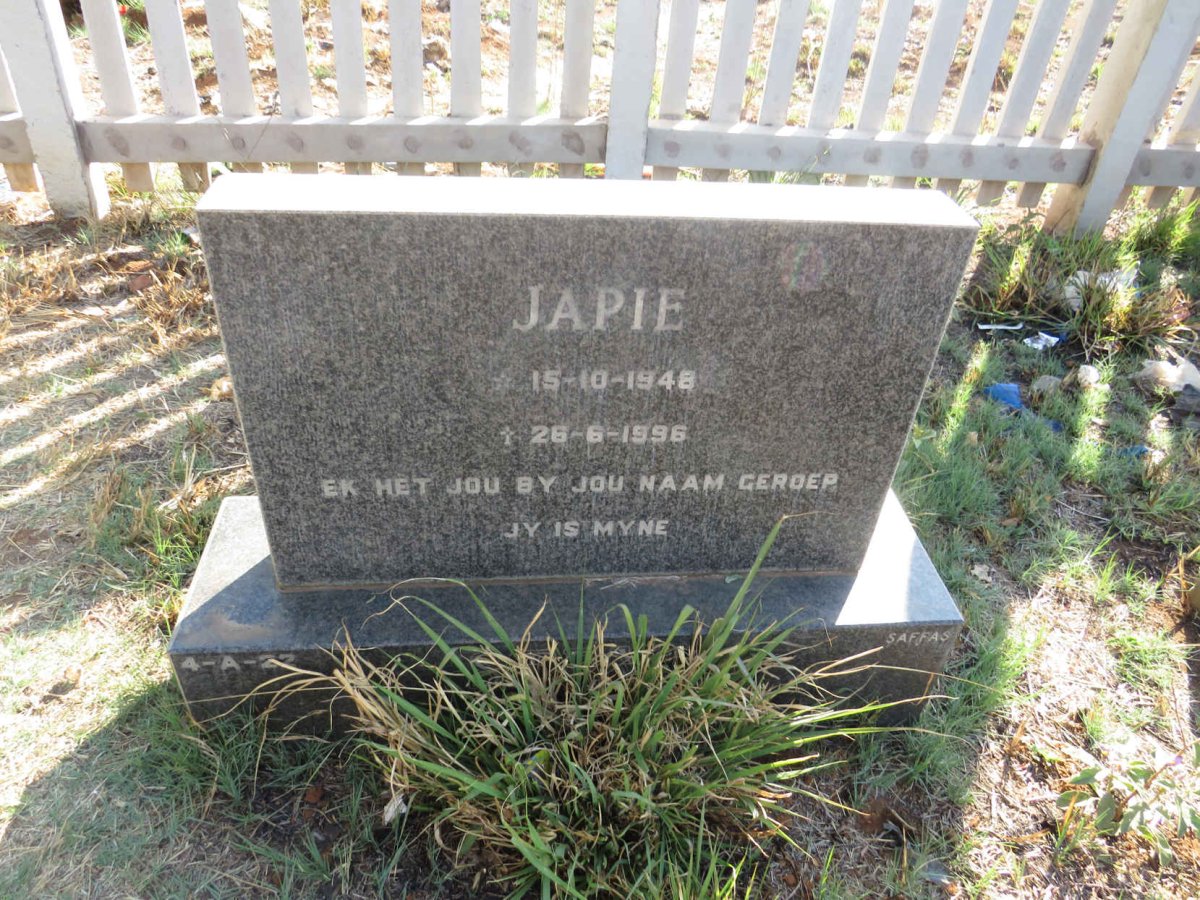 ? Japie 1948-1996