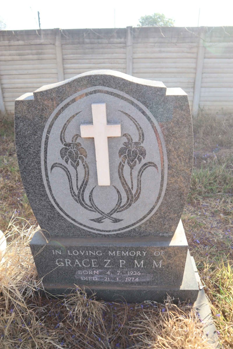 ? Grace Z.P.M.M. 1936-1974