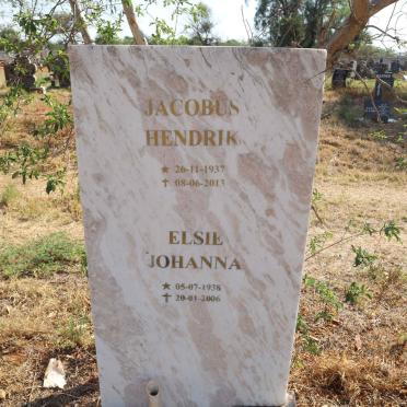 ? Jacobus Hendrik 1937-2013 & Elsie Johanna 1938-2006