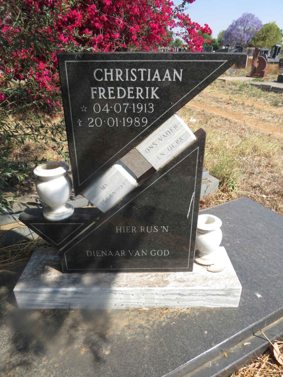 ? Christiaan Frederik 1913-1989