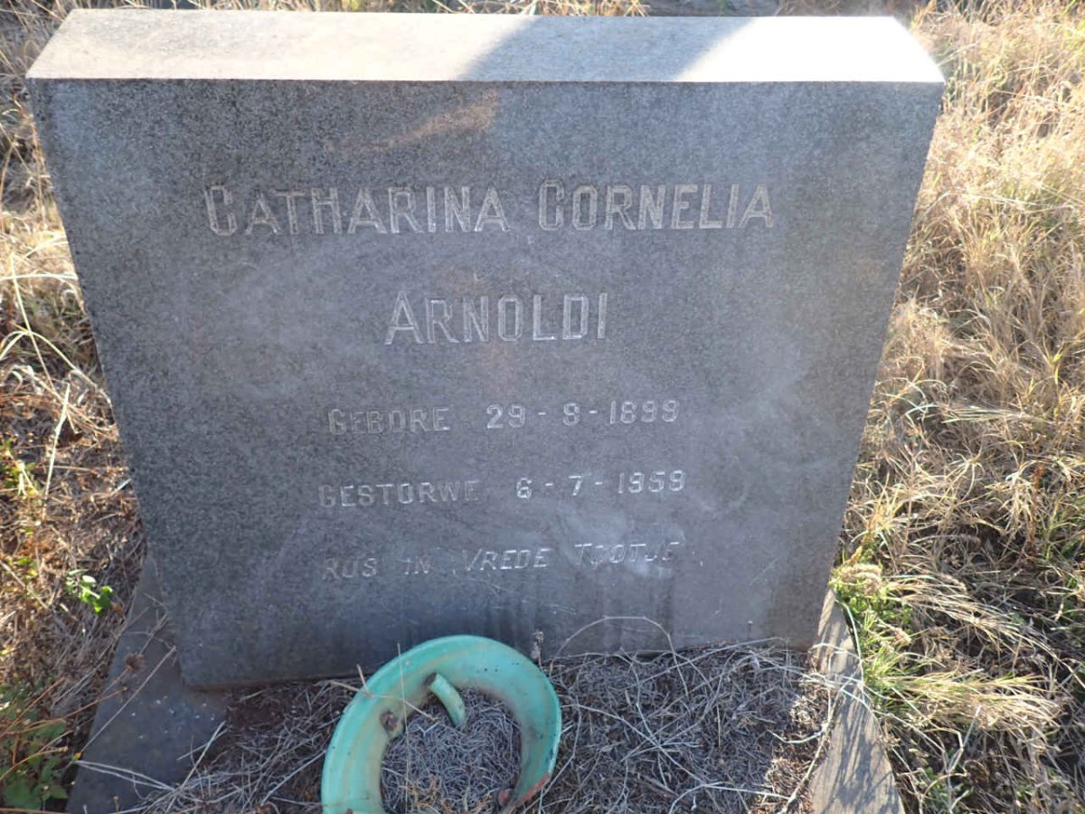 ARNOLDI Catharina Cornelia 1899-1959