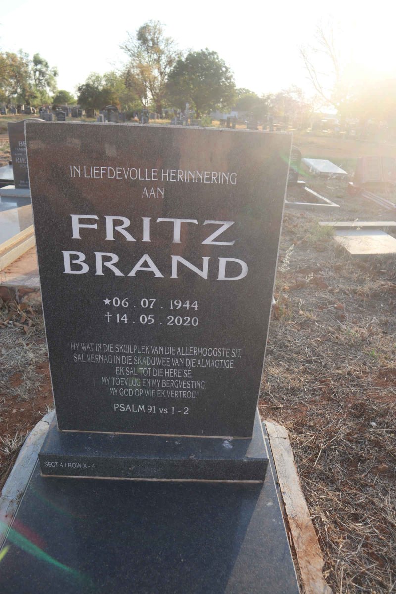 BRAND Fritz 1944-2020