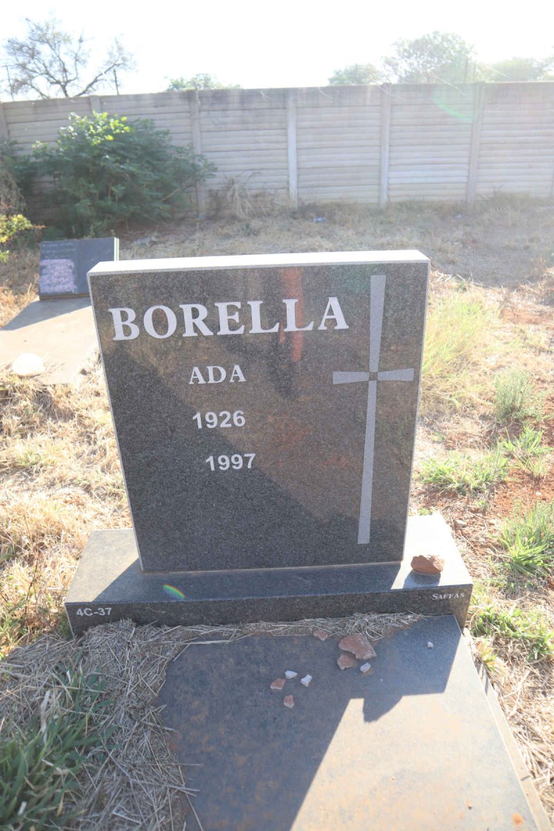 BORELLA  Ada 1926-1997