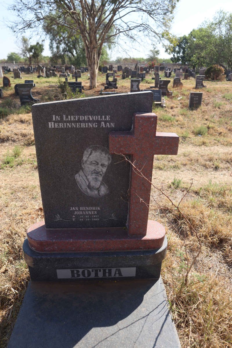 BOTHA Jan Hendrik Johannes 1937-2005