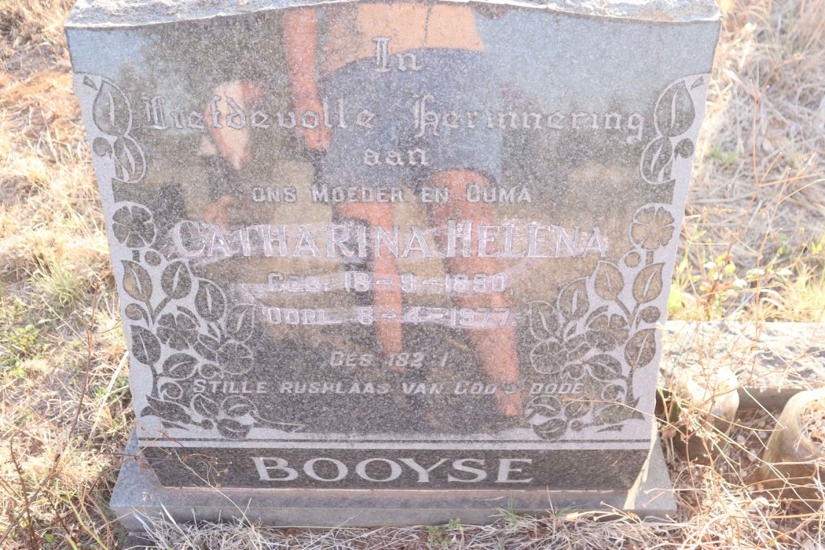 BOOYSE Catharina Helena 1890-1977