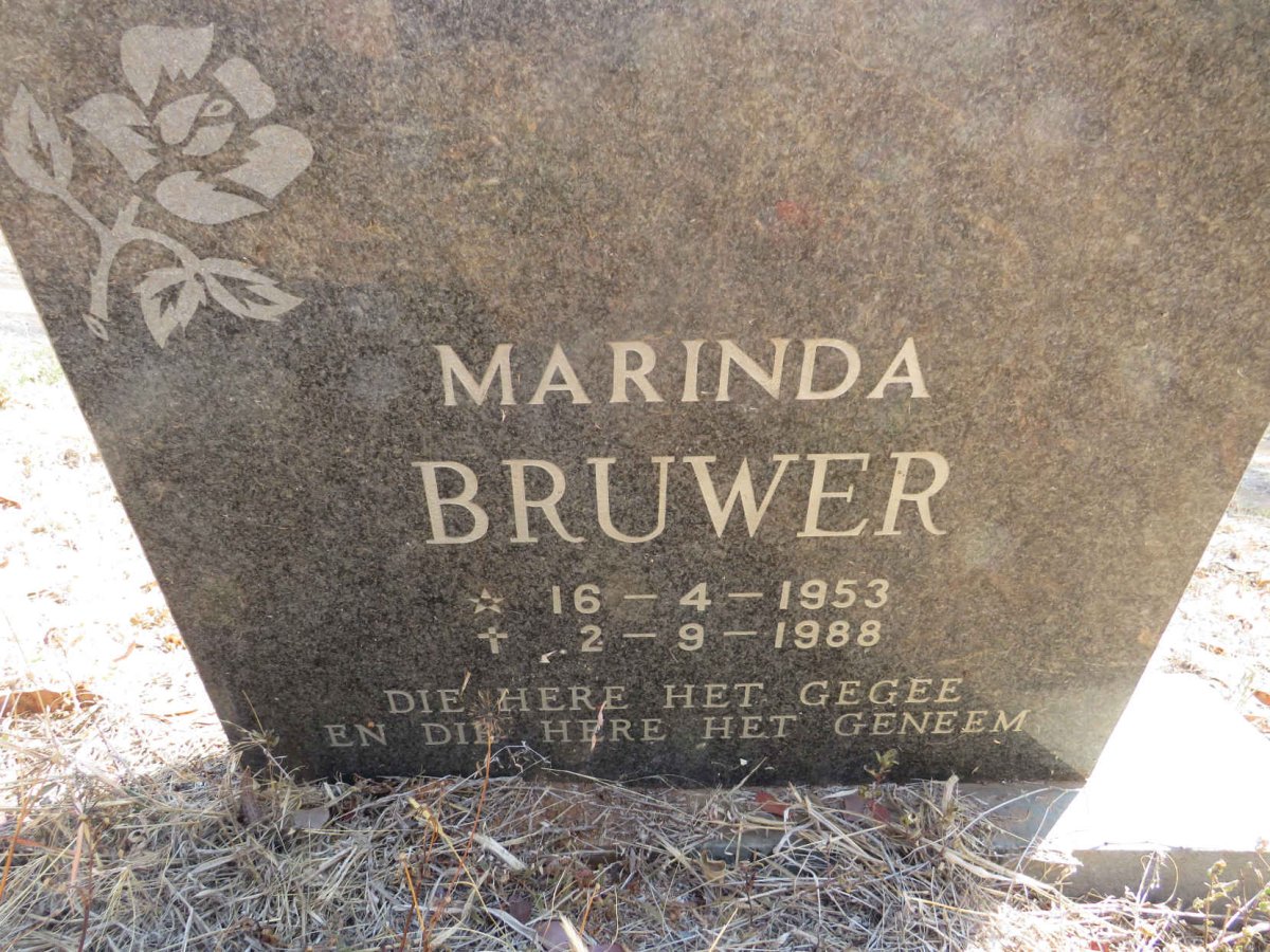 BRUWER Marinda 1953-1988