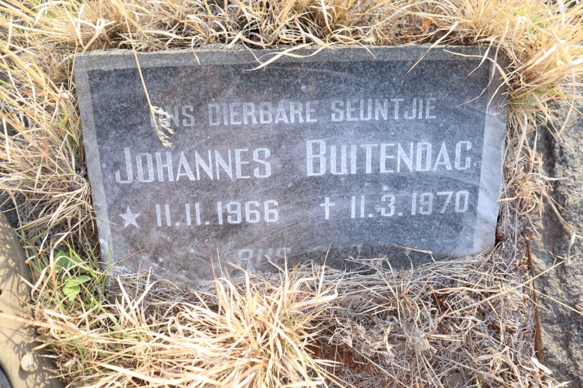 BUITENDAG Johannes 1966-1970