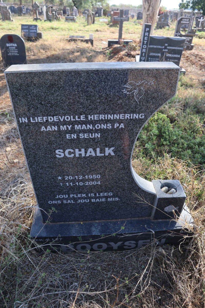 BOOYSEN Schalk 1950-2004