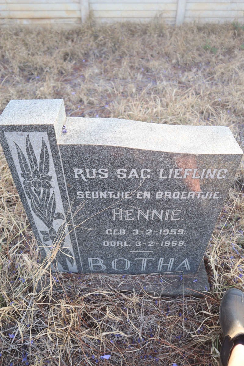 BOTHA Hennie 1959-1959