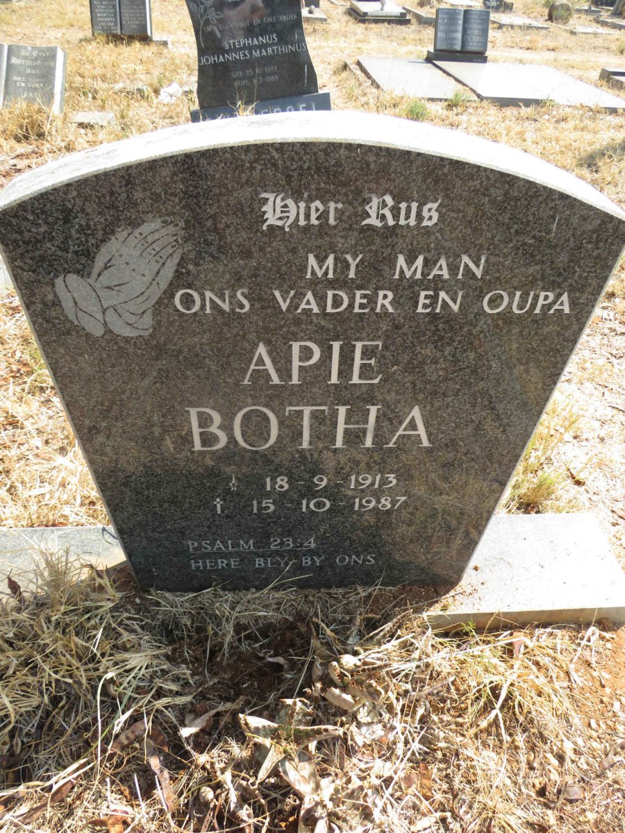 BOTHA Apie 1913-1987
