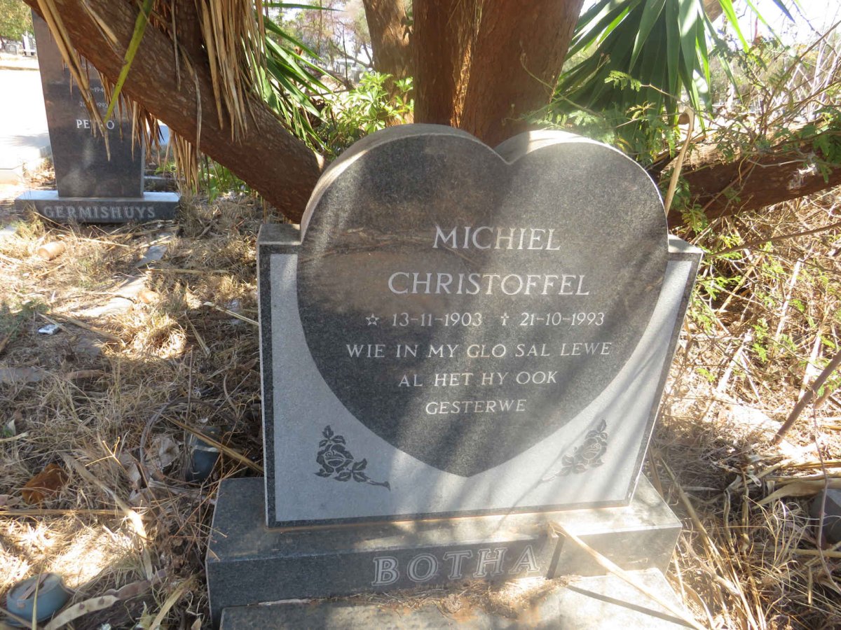BOTHA Michiel Christoffel 1903-1993