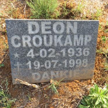 CROUKAMP Deon 1936-1998