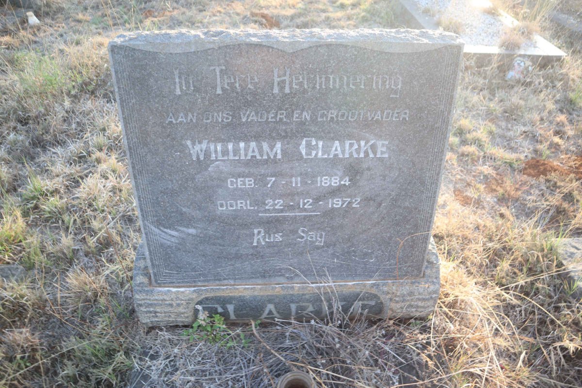 CLARKE William 1884-1972
