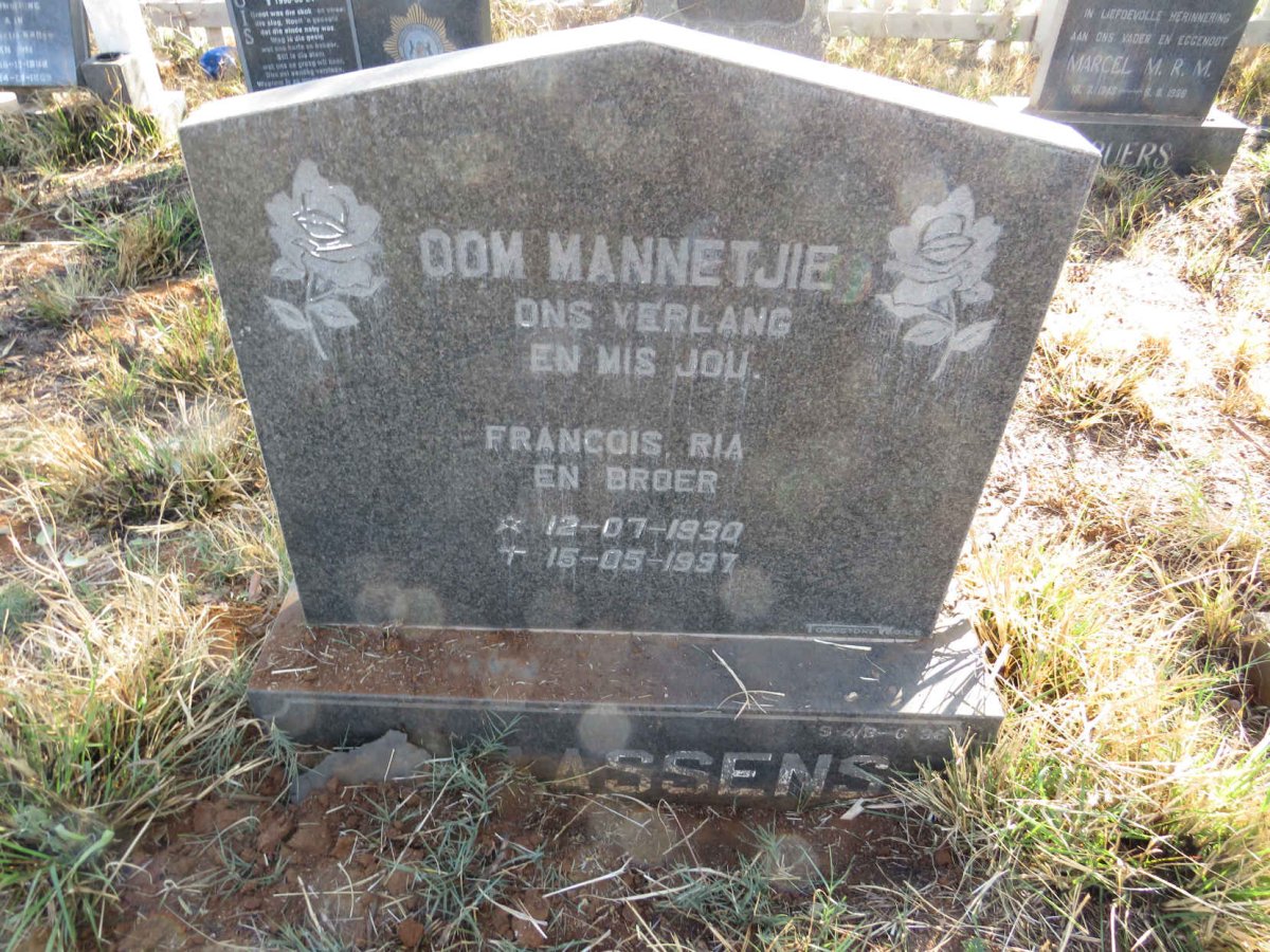 CLAASSENS Oom Mannetjie 1930-1997
