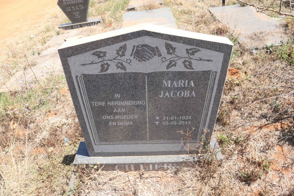 CILLIERS Maria Jacoba 1924-2013