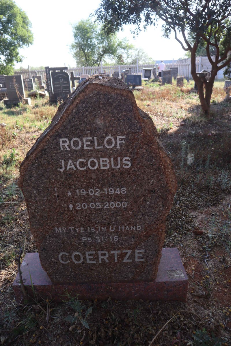 COERTZE Roelof Jacobus 1948-2000