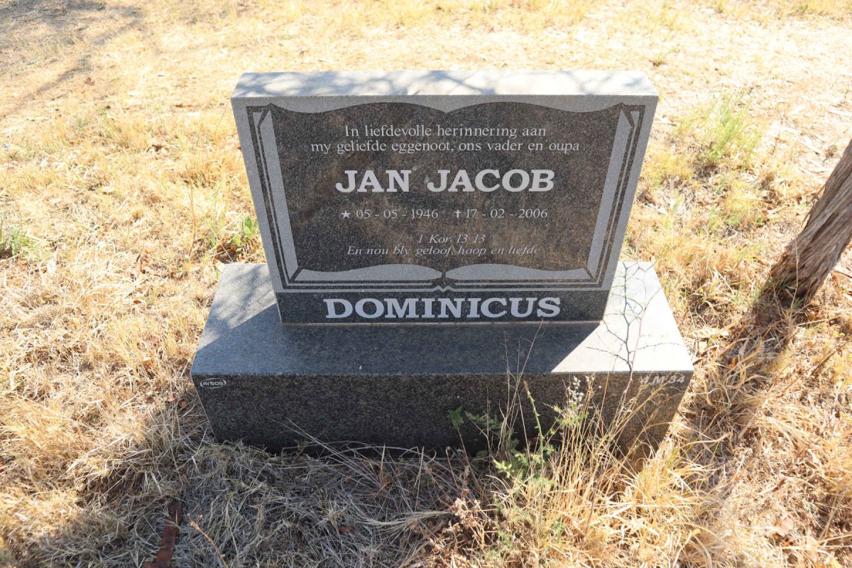 DOMINICUS Jan Jacob 1946-2006