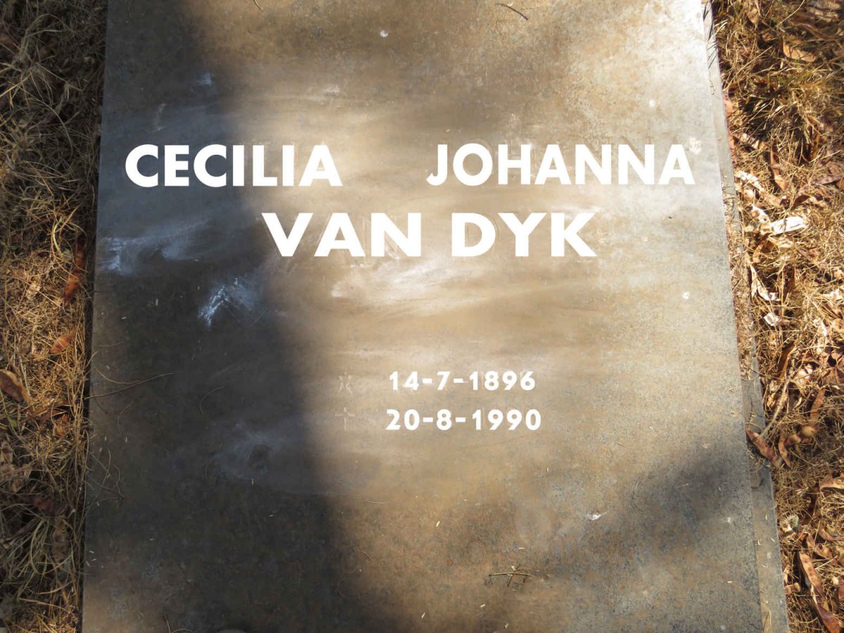 DYK Cecilia Johanna, van 1896-1990