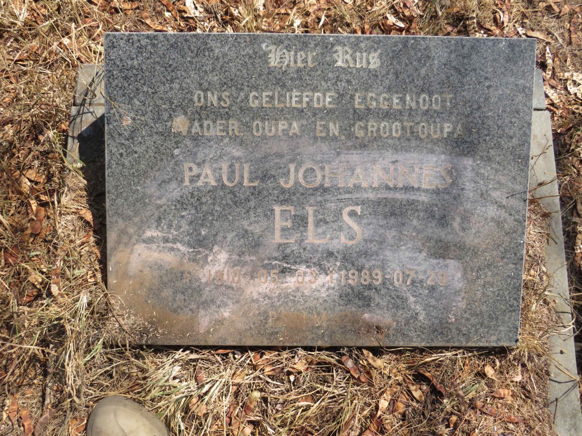 ELS Paul Johannes 1910-1989