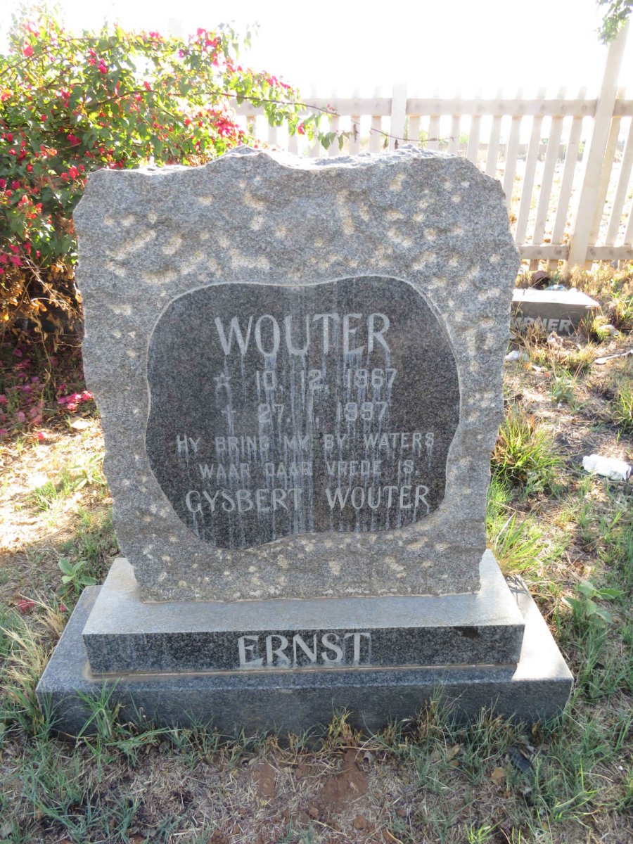 ERNST Gysbert Wouter 1967-1997