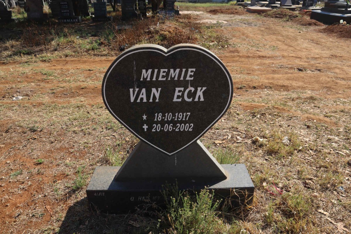 ECK Miemie, van 1917-2002