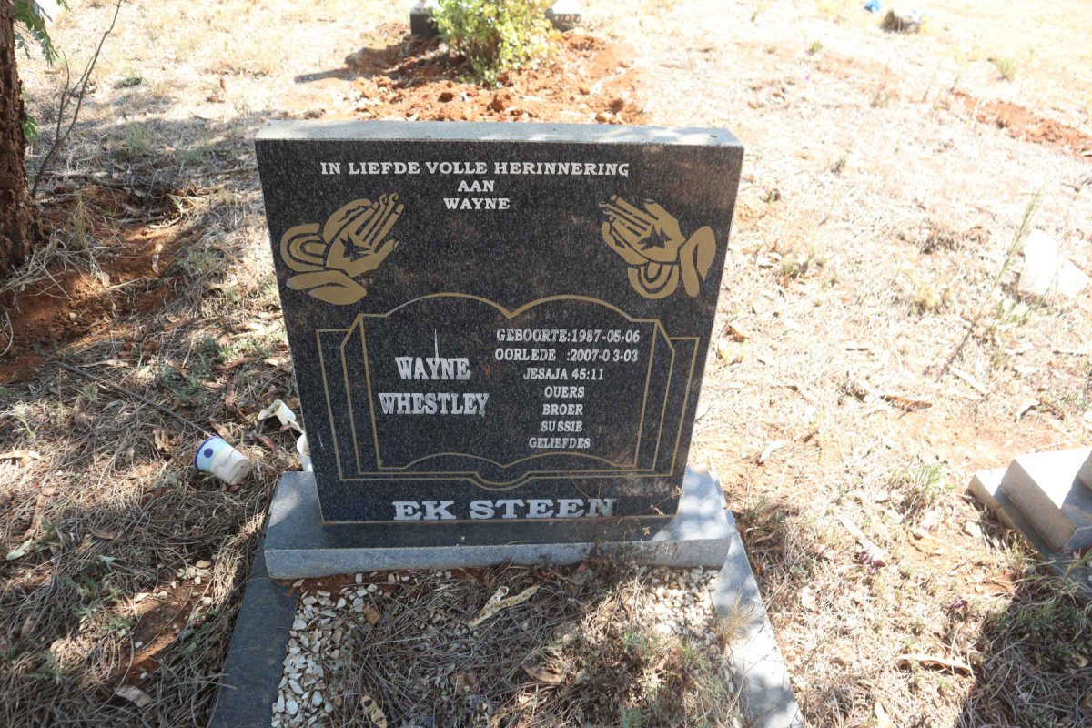 EKSTEEN Wayne Whestley 1987-2007