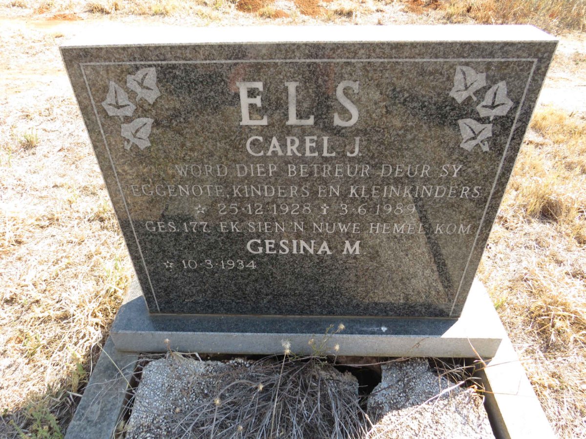 ELS Carel J.1928-1989 & Gesina M. 1934-