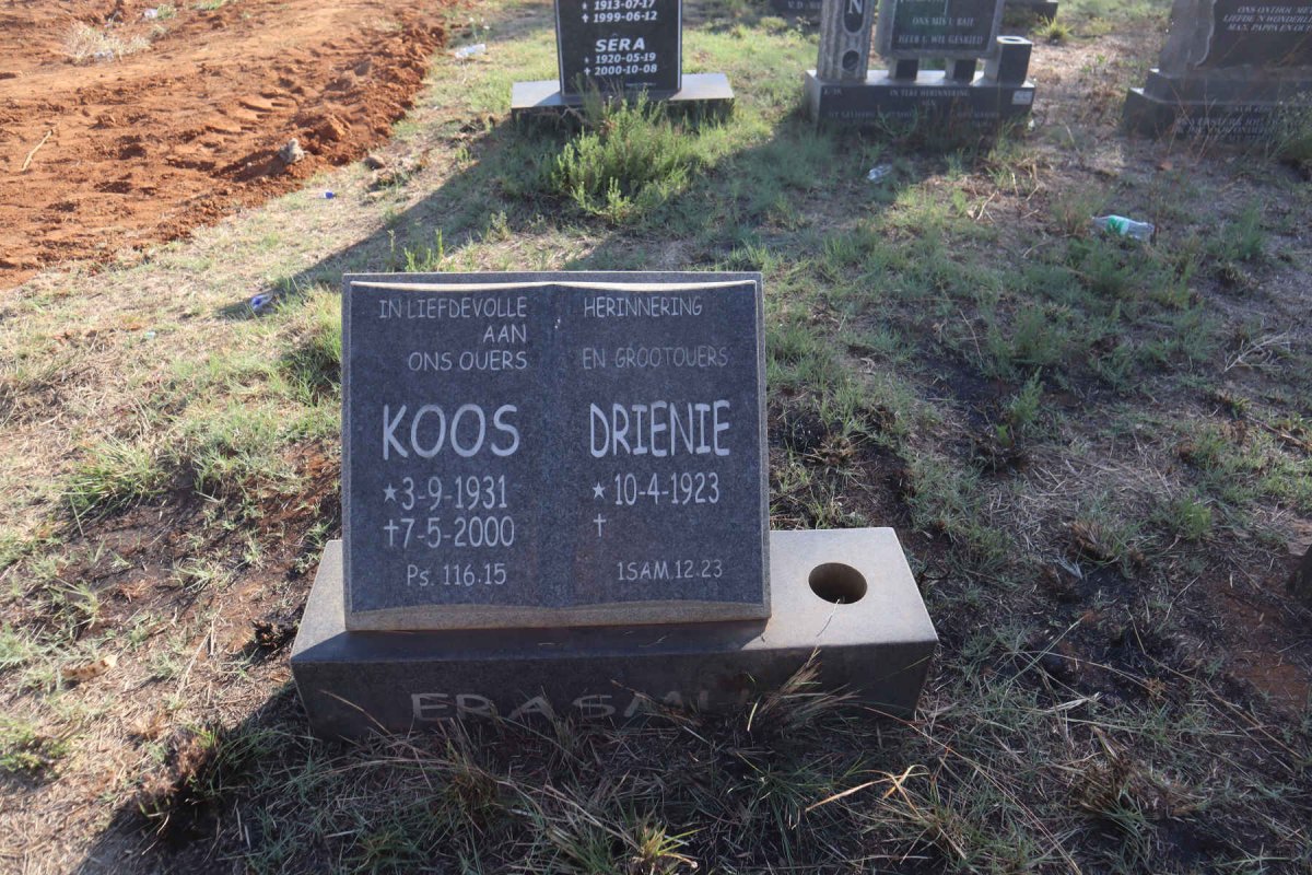 ERASMUS Koos 1931-2000 & Drienie 1923-