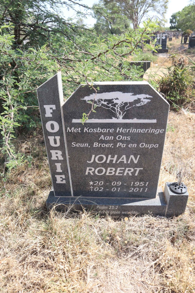FOURIE Johan Robert 1951-2011