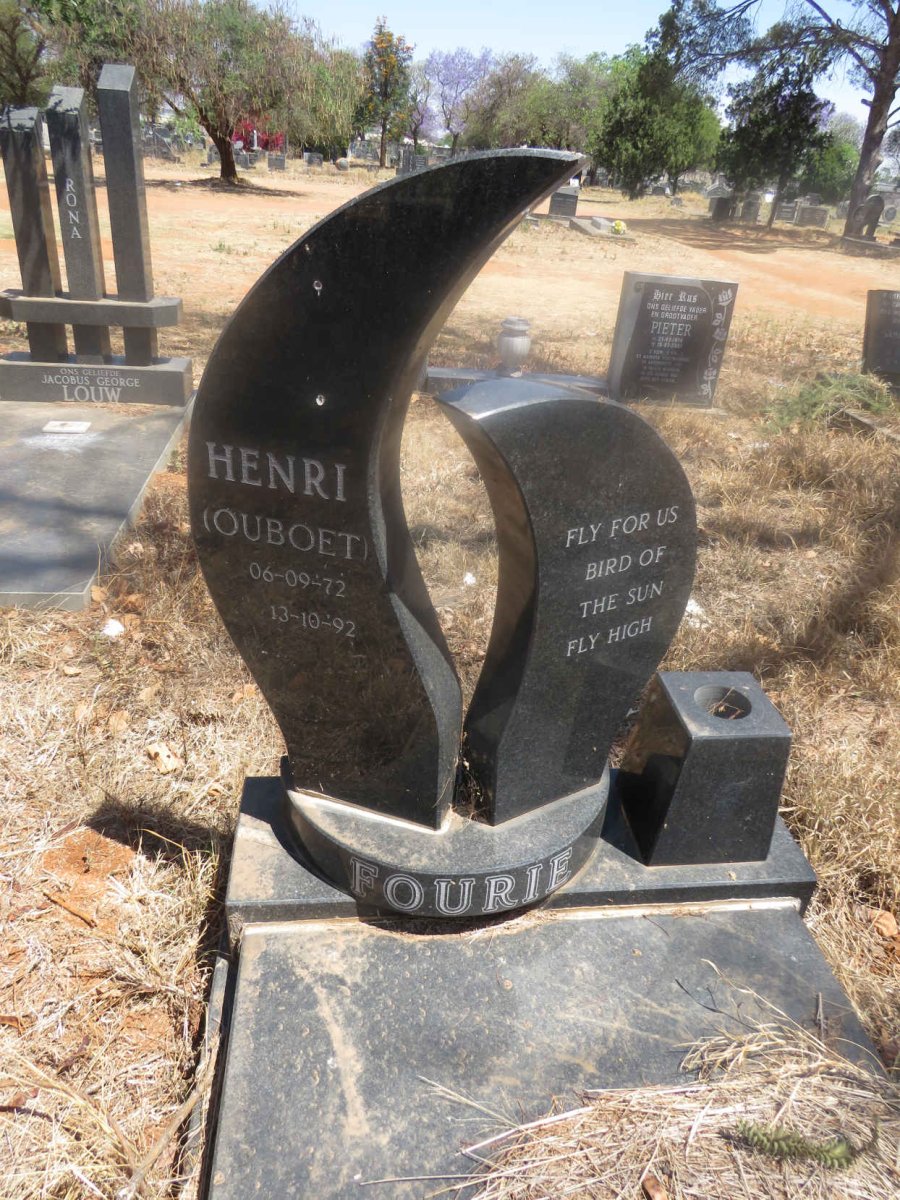 FOURIE Henri 1972-1992