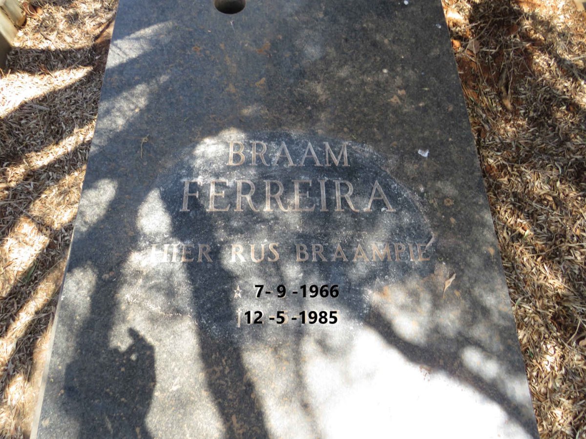 FERREIRA Braam 1966-1985