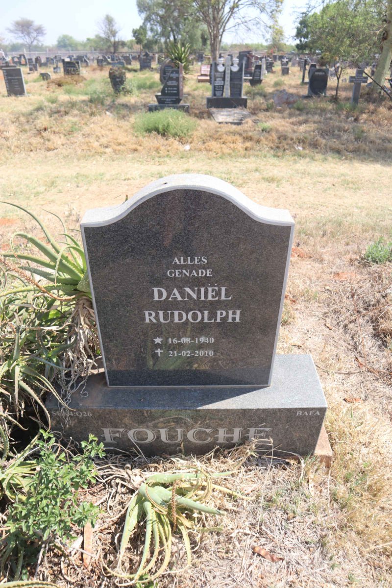 FOUCHE Daniel Rudolph 1940-2010