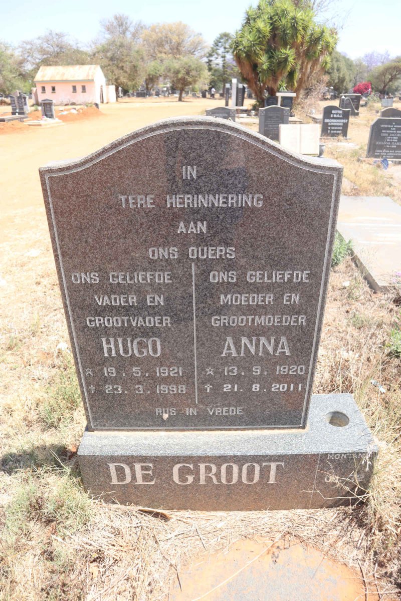 GROOT Hugo, de 1921-1998 & Anna 1920-2011