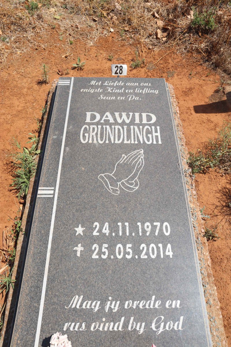 GRUNDLINGH Dawid 1970-2014