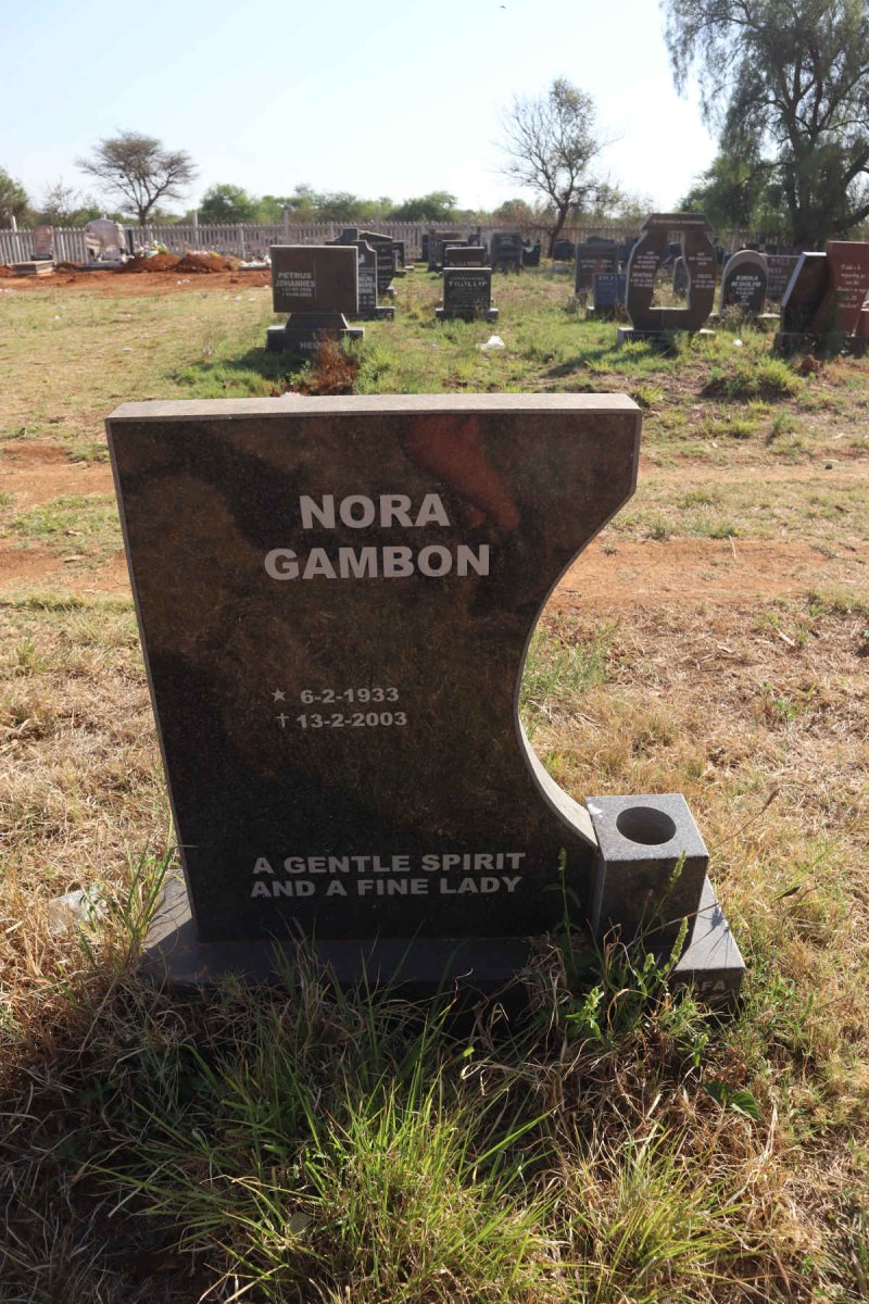 GAMBON Nora 1933-2003