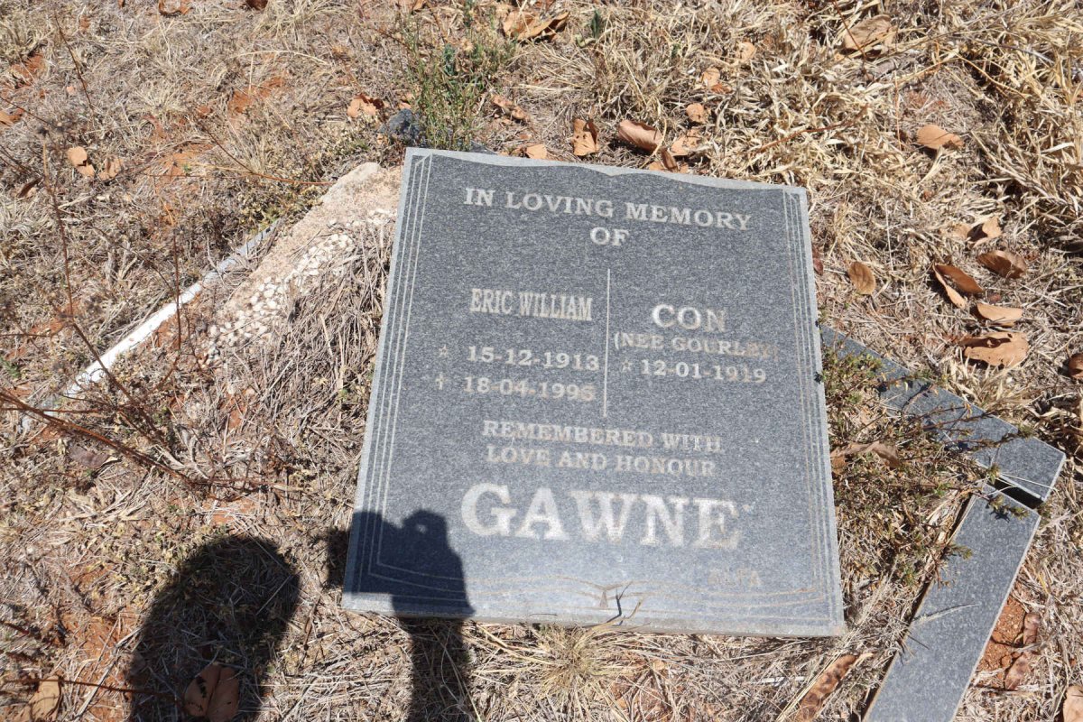 GAWNE Eric William 1913-1995 & Con GOURLEY 1919-