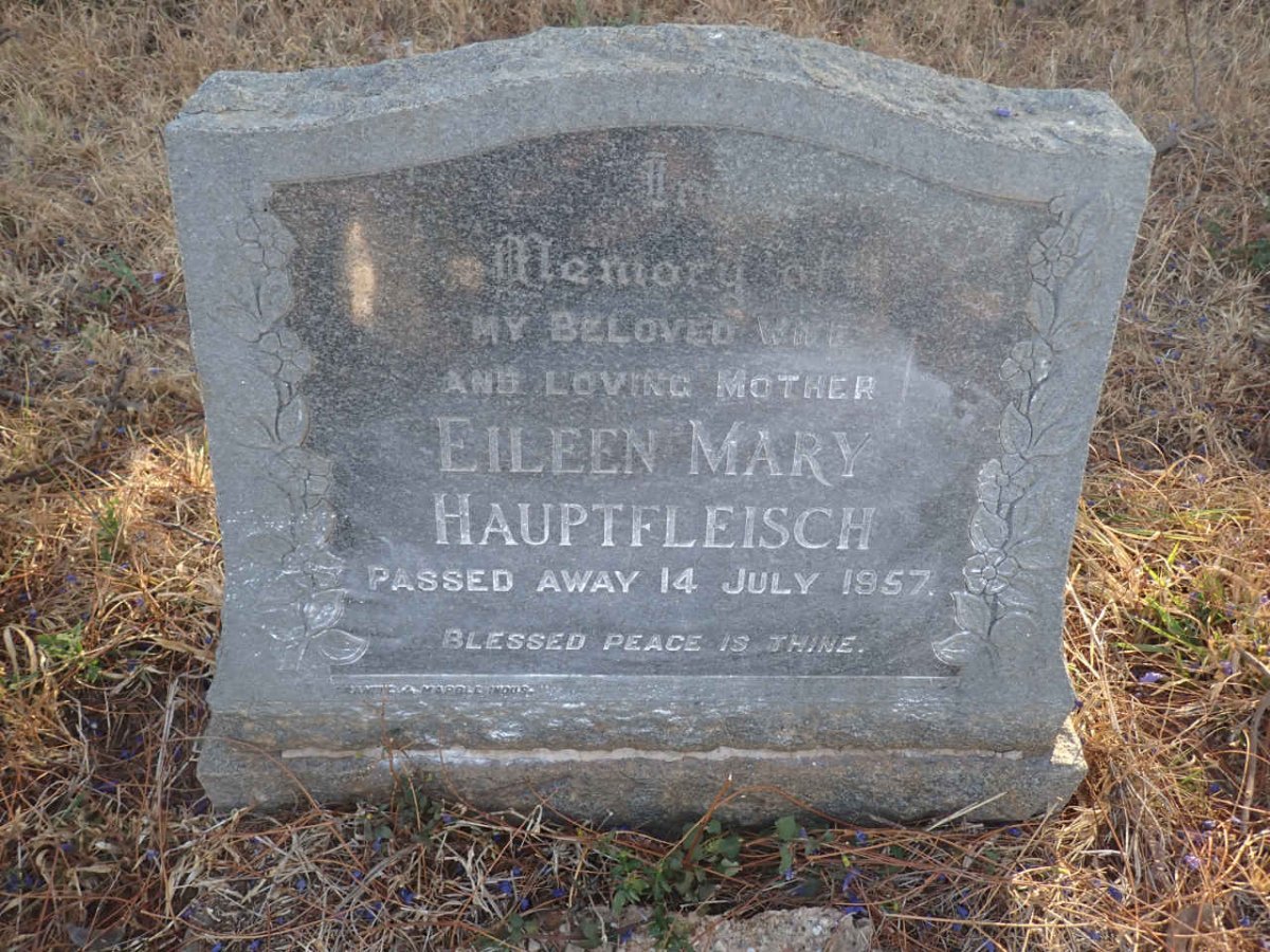 HAUPTFLEISCH Eileen Mary -1957